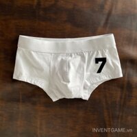 Quần lót boxer cotton mỏng mùa hè, đồ lót thể thao cạp thấp, quần lót trắng thời trang cho nam, boxer mùa hè