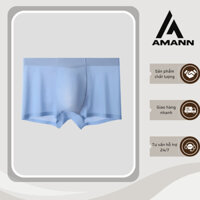 Quần lót boxer nam AMANN chất lụa băng cao cấp, thoáng mát thấm mồ hôi không lộ viền trẻ trung năng động
