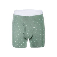 Quần lót Boxer nam Màu xanh pastel - Họa tiết chấm bi - L