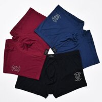 Quần lót boxer nam Septwolves, co giãn, thoáng khí, mỏng, bằng viscose, lụa băng, màu xanh lá/3.29