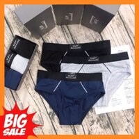 [Quần lót chéo tam giác] Combo 3 quần lót nam tam giác cao cấp quần sịp nam H&M Hanmodel