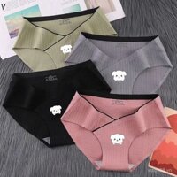 Quần lót cho bà bầu quần lót nữ cạp trễ 100% cotton chống vi khuẩn liền mạch