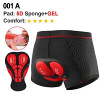 Quần lót có đệm gel 5D thoáng khí chống sốc cho nam nữ khi đi xe đạp