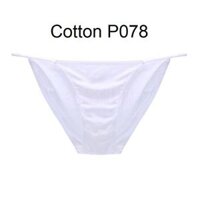 Quần Lót Cotton Dây Mảnh Thoáng Khí Siêu Mềm Mại P078 - Trắng,L