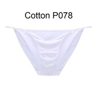 Quần Lót Cotton Dây Mảnh Thoáng Khí Siêu Mềm Mại P078 - Trắng,M