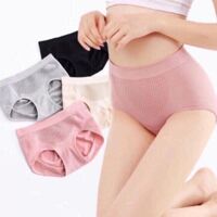 Quần lót cotton nâng mông kháng khuẩn kèm túi zip siêu sịn - Hồng nhạt,Freesize <62kg
