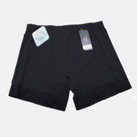 Quần lót cotton thun lạnh dáng đùi mặc váy, mềm mại,thấm hút tốt,cạp cao gen bụng dưới,viền ren không lộ khi mặc đồ - Đen
