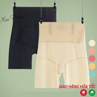 Quân lót gen bụng cạp cao XUU vải su lạnh dáng đùi chống lộ có thanh nẹp định hình chống cuộn- GB28