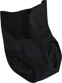 Quần Lót Gen Bụng Có Thanh Chống Cuộn  Màu Đen Size L