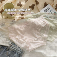 quần lọt khe nữ quần lót nữ cotton cao cấp Quần lót cạp thấp lụa băng mẫu mới 2024 quần lót nữ quần tam giác ren tình yêu thoáng khí không dấu vết mùa hè