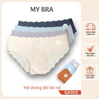 Quần Lót Không Viền Kháng Khuẩn Chất Su Mịn Thoáng Mát MYBRA QA002 - Pink