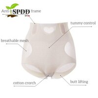 Quần lót kiểm soát bụng SPDD, Quần lót nâng mông eo cao, Quần lót thoáng khí Quần lót mỏng Quần lót liền mạch Quần lót sau sinh