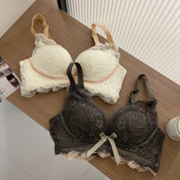 Quần Lót Liền Mạch Nữ Tập Hợp Ngực Nhỏ Áo Ngực Ren Gợi Cảm Áo Ngực Không Dây