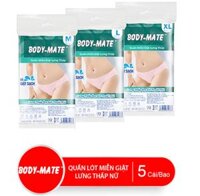 Quần Lót Miễn Giặt Lưng Thấp Body-Mate Nữ, 5 Cái/Bao