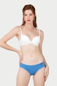 Quần lót Misaki seamless phối ren in chữ - 9320