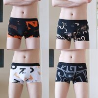 Quần lót nam băng lụa cỡ lớn mùa hè thoáng khí quần lót boxer nam hợp thời trang liền mạch thể thao quần short boxer ck06