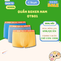 Quần lót nam bé trai không moi IKun QTB01 vải sợi tre mềm mịn, thoáng mát, cạp dệt co giãn thoải mái