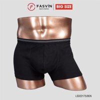 Quần Lót Nam Big Size FASVIN Vải Cotton Chun Co Giãn Mềm Mát Hàng Nhà Máy Phom Dáng Đẹp LSD22175.HN - Đen - Size 8  92 - 100kg