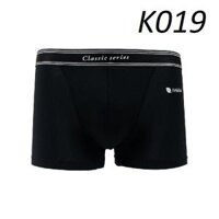 Quần Lót Nam Boxer Chất Modal Siêu Thoáng Kháng Khuẩn Siêu Mềm Mịn, Quần Sịp Trơn Có Size Lớn Màu Đen K019 - Đen,XXL