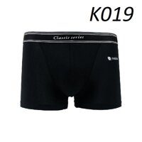 Quần Lót Nam Boxer Chất Modal Siêu Thoáng Kháng Khuẩn Siêu Mềm Mịn, Quần Sịp Trơn Có Size Lớn Màu Đen K019 - Đen,XL