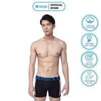 Quần lót nam boxer RLTK007 quần sịp nam thoáng mát mềm mại cao cấp, co giãn tốt, ôm gọn - RELAX - ĐEN - M