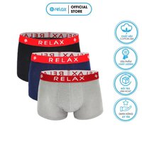 Quần lót nam boxer RLTK019 quần sịp nam thoáng mát mềm mại cao cấp, co giãn tốt, ôm gọn - RELAX - NÂU - XL  62kg - 68kg