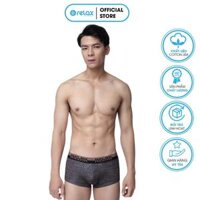 Quần lót nam boxer RLTK056 quần sịp nam thoáng mát mềm mại cao cấp, co giãn tốt, ôm gọn - RELAX - XÁM - L