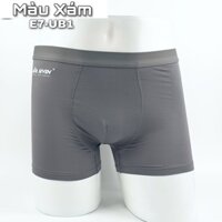 Quần lót nam Boxer thun co giãn 4 chiều, lưng thun nhỏ, công nghệ thoáng khí - màu Xám - M