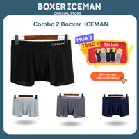 Quần lót nam cao cấp combo 2c 💎𝑭𝑹𝑬𝑬𝑺𝑯𝑰𝑷💎 Sịp nam thun lạnh ICEMAN co giãn 4 chiều, boxer nam thấm hút kháng khuẩn tốt