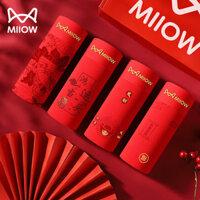 Quần lót nam cao cấp, quần lót đỏ in hình không đường may, kháng khuẩn, kích thước lớn, quà cưới, hộp quà