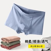 Quần Lót Nam Cotton Nam Quần Đùi Nam Chống vi khuẩn Quần Đùi Nam liền mạch Thoải mái thoáng khí giữa eo cỡ lớn bán buôn