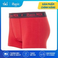Quần lót nam đùi ngắn cotton iBasic PANM078 - Đỏ đô - L