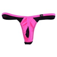 Quần lót nam eo thấp, độ co giãn cao, lưới sexy, túi lớn, quần lót đơn bằng lụa băng cho nam