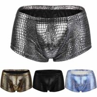 Quần Lót Nam Eo Thấp Quần Lót Da Rắn Giả Quần Lót Da