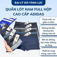 Quần Lót Nam Full Hộp Cao Cấp [ Combo 4C ] Quần Sịp Đùi Nam Chất Thun Lạnh Co Giãn 4 Chiều, Kháng Khuẩn Set 4 Màu DAS 02