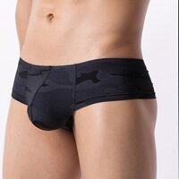 Quần Lót Nam In Lưới U lồi Thoáng Khí Boxer Eo Thấp Ẩm Thấm Hút Mồ Hôi Nhổ Quần Lót Khiêu Dâm