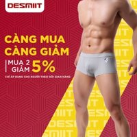Quần Lót Nam - Quần Boxer Nam Cao Cấp Brave Person B1168 - Chất Vải Siêu Thoải Mái, Mềm Mịn - Desmiit Official Store