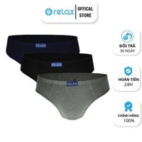 quần lót nam relax thun lạnh cao cấp chính hãng, quần sịp nam relax underwear rl036 - L - màu đen