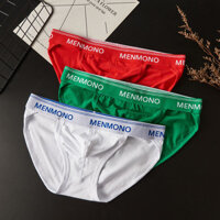 Quần lót nam sexy quần tam giác xẻ cao cotton mùa hè mẫu mới U lồi thoải mái thoáng khí quần lót nam1