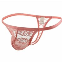 Quần lót nam sexy trong suốt, eo thấp, thoáng khí, lưng chữ T, dây mỏng, quần lót nam