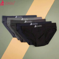 Quần Lót Nam Tam Giác Thun Lạnh Co Giãn 4 Chiều, thoải mái vận động, không hầm bí, thoáng  ZAGU T319