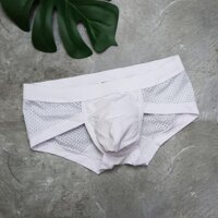 QUẦN LÓT NAM - TAM GIÁC THUN LẠNH - LƯỚI NHỎ THOÁNG MÁT - Trắng,L 62kg-72kg
