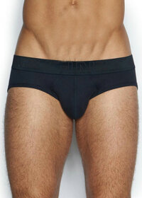 Quần lót nam tam giác thun cotton co giãn tốt, sịp nam cao cấp lưng thun cạp to, thiết kế trẻ trung đơn giản và sang trọng QLCC019 - Đen - M