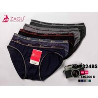 Quần lót nam tam giác, microfiber, lưng nhỏ ZAGU T324