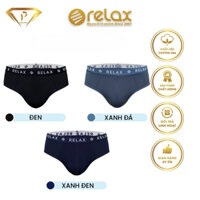 QUẦN LÓT NAM THUN LẠNH Combo 3 cái quần Relax RLTK022 4 màu ngẫu nhiên bản lưng 2.7