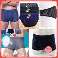 Quần lót nam,Combo 5 chiếc sịp đùi, chéo nam thông hơi cạp to siêu hot hàng VNXK - Đùi,XXL
