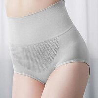 Quần lót nâng mông Nhật Bản có gen bụng cạp cao - Xám