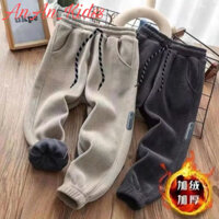 Quần lót nỉ nam AnAn_Kids cỡ trung và lớn dành cho trẻ em mùa thu đông quần thường ngày