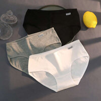quần lót nữ cotton cao cấp quần lọt khe nữ 1/3 quần lót 100% cotton nữ kháng khuẩn thoáng khí giữa eo sexy thiếu nữ phiên bản Hàn Quốc size lớn quần sịp đen trắng xám