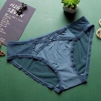 quần lót nữ đồ lót dùng 1 lần nữ Quần lót chất lượng quần sịp trong suốt cạp trễ 100% cotton phối ren lưới xuyên thấu gợi cảm liền mạch siêu mỏng gợi cảm